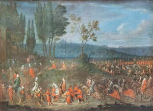 The Ambassadorial Procession by Jean Baptiste Vanmour