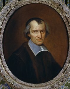 Portrait of Antoine Arnauld, French Jansenist theologian, painting by Jean Baptiste de Champaigne