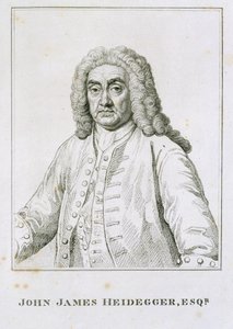 John James Heidegger (1666-1749) by Jean Baptiste van Loo