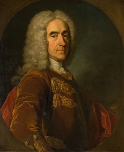 Portrait of Sir Richard Temple, 4th Viscount of Birmingham by Jean Baptiste van Loo