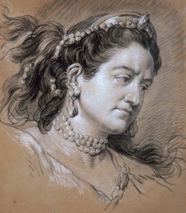 Portrait of a Woman, 18th Century by Jean Baptiste van Loo
