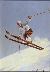 A Skier, c.1930