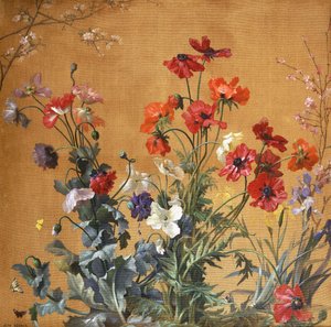 Poppies, Irises and Blossom