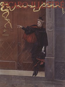 Is it Raining?. Cover of Le Figaro Illustre, November 1893