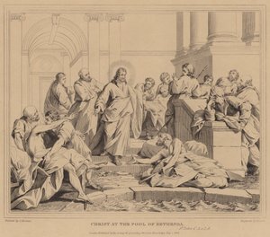 Christ at the Pool of Bethesda, St John by Jean Bernard Restout
