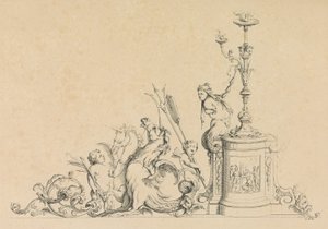 Arabesque Designs for Various Uses Invented by J.B. Toro, 1716 by Jean Bernard Toro