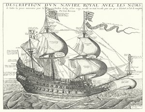 French Warship, c.1657