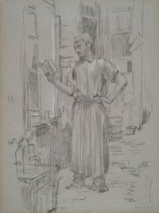 Ernest-Alexandre-Honore Coquelin by Jean Charles Cazin