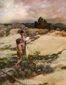Hagar and Ishmael by Jean Charles Cazin