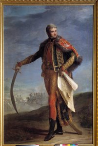 Full-length portrait of Jean Lannes, Duke of Montebello, Marshal of the Empire by Jean Charles Nicaise Perrin