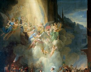 The conversion of Henri de Joyeuse (detail) by Jean Charles Tardieu