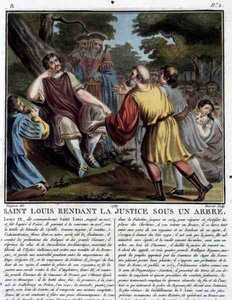 Saint Louis Renders Justice Under a Tree