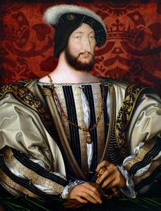 Portrait of Francis I, King of France, Duke of Brittany, Count of Provence by Jean Clouet