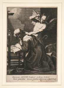 St. Anthony and a Demon by Jean Couvay