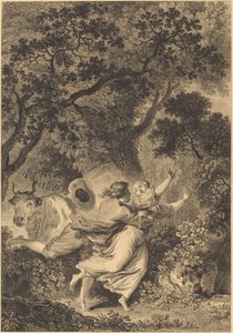 The Bell by Jean Dambrun after Jean Honoré Fragonard