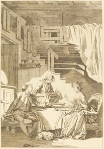 The Falcon by Jean Dambrun and Jean Baptiste Tilliard after Jean Honoré Fragonard