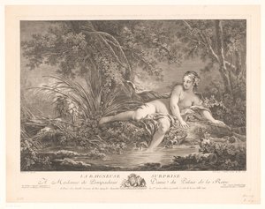 Bather Spied Upon by a Pond