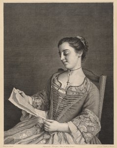 Mademoiselle Lavergne Reading