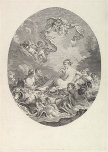 The Birth and Triumph of Venus by Jean Daullé