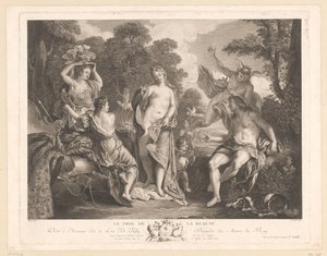 Judgment of Paris by Jean Daullé