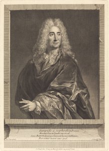 Michel Baron by Jean Daullé after François de Troy