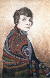 Portrait of Louise Boulanger by Jean Dunand