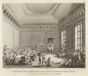 Maximilien de Robespierre Leads an Assault by Jean Duplessi Bertaux