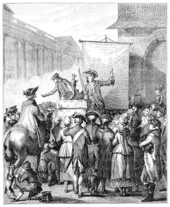 The Charlatan At The Louvre, Paris by Jean Duplessis Bertaux