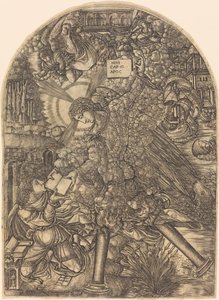 The Angel Gives Saint John the Book to Eat by Jean Duvet