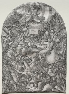 The Apocalypse: The Angel in the Sun Calling the Birds of Prey by Jean Duvet