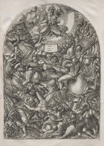 The Apocalypse: The Angel in the Sun Calling the Birds of Prey by Jean Duvet