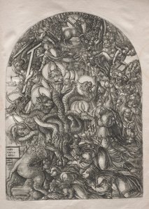 The Apocalypse: The Beast with Seven Heads and Ten Horns by Jean Duvet