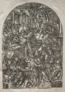 The Apocalypse: The Martyrdom of St. John the Evangelist by Jean Duvet