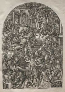 The Apocalypse: The Martyrdom of St. John the Evangelist by Jean Duvet