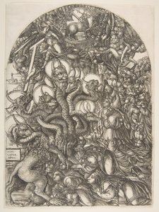 The Beast with Seven Heads and Ten Horns, from the Apocalypse by Jean Duvet