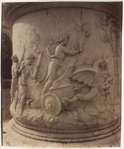 Versailles, Abduction of Proserpina by Pluto by Girardon (detail) by Jean Eugène Auguste Atget