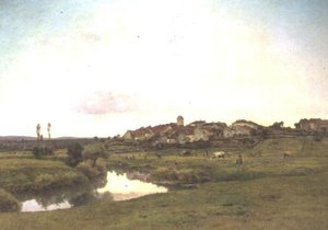 The Saone at Lironcourt, Vosges by Jean F. Monchablon