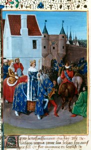 Entry of John II to Paris, 1455-1460 by Jean Fouquet