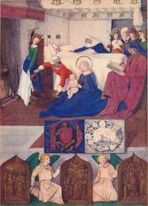 The Birth of Saint John the Baptist by Jean Fouquet