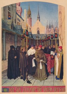 The Burial of Etienne Chevalier, c1455, 1939 by Jean Fouquet