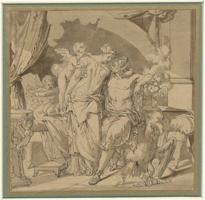 Jupiter and Juno Embracing by Jean Francois Bosio