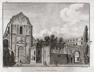 Church of Blancs Coats, Paris by Jean Francois Garneray