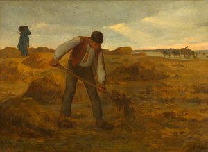 Peasant Spreading Manure