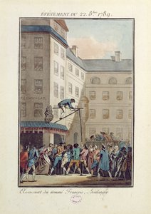 Events of the 22nd of October 1789: Hanging of a Man Named Francois, a Baker by Jean Francois Janinet