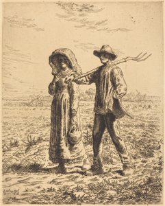 Departure for Work by Jean Francois Millet