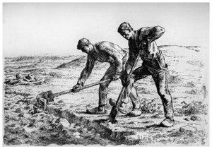 Diggers by Jean Francois Millet