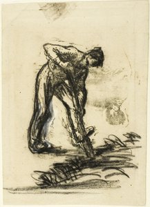 Peasant Digging by Jean Francois Millet
