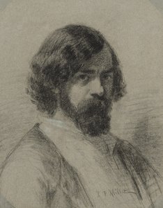 Portrait of Narcisse Virgile Diaz de la Peña by Jean Francois Millet