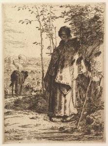Shepherdess Knitting