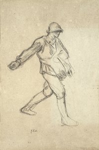 Study for The Sower by Jean Francois Millet
